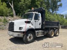 2015 Freightliner 114SD T/A Dump Truck Runs, Moves & Dump Operates) (Check Engine & ABS Lights On, D