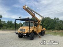 (Fort Wayne, IN) Altec LRV-60, Over-Center Bucket Truck rear mounted on 2007 Freightliner M2 106 4x4