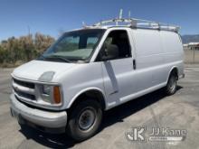 2001 Chevrolet Express G2500 Cargo Van Runs & Moves