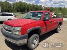 2003 Chevrolet Silverado 2500HD 4x4 Pickup Truck Runs & Moves) (Jump To Start, Possible Electrical I