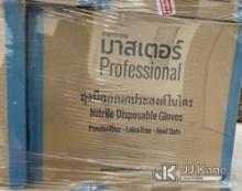 (02) Pallets Professional Nitrile Exam Gloves PF Size Large. Approx. 84 Cases Per Pallet Contact Kei