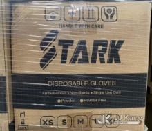 (06) Pallets Stark Nitrile Exam Gloves PF Size Large. Approx. 66 Cases Per Pallet Contact Keith Linf