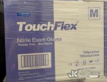 (13) Pallets Touch Flex Nitrile Exam Gloves PF Size Medium. Approx. 105 Cases Per Pallet Contact Kei
