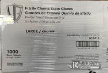 (14) Pallets Vanguard Nitrile Exam Gloves PF Size Large. Approx. 90 Cases Per Pallet Contact Keith L