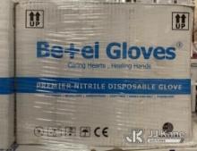 (12) Pallets Betel Nitrile Exam Gloves PF Size Medium. Approx. 84 Cases Per Pallet Contact Keith Lin