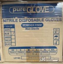 (06) Pallets Pure Glove Nitrile Exam Gloves PF Size Large. Approx. 78 Cases Per Pallet Contact Keith