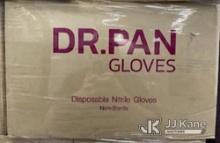 (06) Pallets Dr. Pan Nitrile Exam Gloves PF Size Medium. Approx. 84 Cases Per Pallet Contact Keith L
