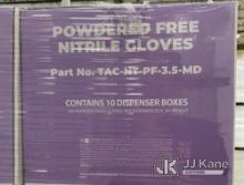 (01) Pallet Global Solutions Nitrile Exam Gloves PF Size Medium. Approx. 84 Cases Per Pallet Contact