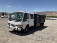 2005 Isuzu NPR Crew-Cab Dump Truck Runs , Moves & Dump Bed Operates