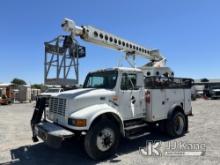 Telsta SU36P, Telescopic Non-Insulated Cable Placing Bucket Truck rear mounted on 2000 International