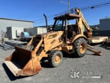 (Brookings, OR) 1988 Case 580 Super K 4x4 Tractor Loader Backhoe Runs, Moves & Operates