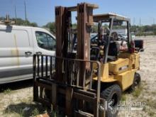 (Tampa, FL) Caterpillar GP45K Solid Tired Forklift Not Running, Condition Unknown