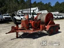 1987 Pengo DPT40 Single-Drum Puller/Tensioner, t/a trailer mtd Red-Tagged) (Not Running, Condition U