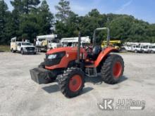(Chester, VA) 2014 Kubota M8560D 4x4 Utility Tractor Runs & Moves) (PTO Engages) (Seller States: Tra