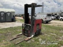 (Westlake, FL) 2015 Raymond 750-R45TT Stand-Up Forklift Not Running, Condition Unknown) (Seller Stat