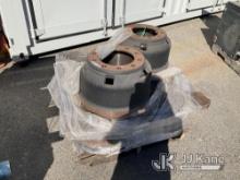 (Dixon, CA) (6) Bus Brake Drums (Used) NOTE: This unit is being sold AS IS/WHERE IS via Timed Auctio