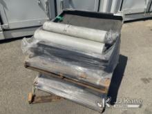 (Dixon, CA) 2 Pallets of Clear Laminating Film & Bus Splash Outboards (Condition Unknown ) NOTE: Thi