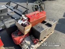 (Dixon, CA) Pallet of Miscellaneous Tools & Boxes (Used) NOTE: This unit is being sold AS IS/WHERE I