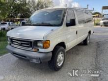 2007 Ford E350 Cargo Van Runs & Moves