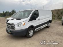 2016 Ford Transit-250 Cargo Van Runs & Moves) (A/C, Paint & Body Damage, (Check photos), Crack in Wi
