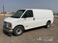 1998 Chevrolet Express G1500 Cargo Van, Cooperative owned Runs & Moves) (Service Warning On, Body/Pa
