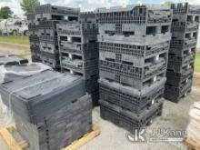 ULINE Storage Crates) (32in x 30in x 34in) NOTE: This unit is being sold AS IS/WHERE IS via Timed Au