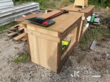 Workbench with Miscellaneous Items 48in x 32in x 37in NOTE: This unit is being sold AS IS/WHERE IS v
