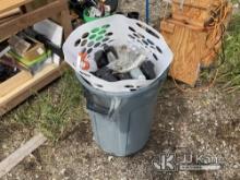 Rolling Trash Bin with Miscellaneous Items NOTE: This unit is being sold AS IS/WHERE IS via Timed Au