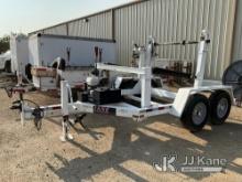 2015 Lane T/A Hydraulic Reel Trailer Operates) (Brake Disassembled, Condition Unknown