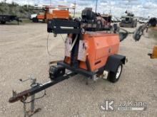 2014 Wanco WTLMB-S-LLB-MR Portable Light Tower No Title) (Not Running, Condition Unknown