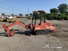 (South Beloit, IL) 2007 Ditch Witch HT25 Trencher Runs, Moves) (Operates, Bucket Curl Inoperative,
