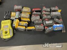 Power Tool Batteries (Used) NOTE: This unit is being sold AS IS/WHERE IS via Timed Auction and is lo