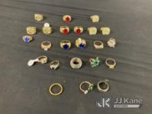 (Jurupa Valley, CA) Rings | authenticity unknown (Used) NOTE: This unit is being sold AS IS/WHERE IS