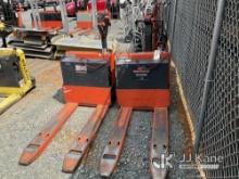 Qty Of (2) Toyota Electric Pallet Jacks (Condition Unknown) NOTE: This unit is being sold AS IS/WHER