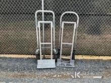 Qty Of (2) Hand Trucks NOTE: This unit is being sold AS IS/WHERE IS via Timed Auction and is located