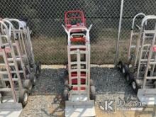 Qty Of (5) Hand Trucks NOTE: This unit is being sold AS IS/WHERE IS via Timed Auction and is located