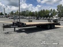 2018 Hudson HTD18D 10-Ton T/A Tagalong Trailer, Decommissioned Decals Body/ Deck Damage