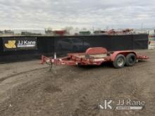 2011 Cronkhite 3300EHWA T/A Tilt Bed Tagalong Equipment Trailer