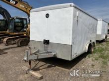 2013 Wells Cargo Enclosed Cargo Trailer One Axle No Longer Attached