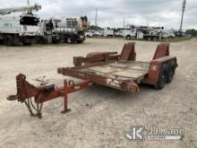 1994 Charles Machine Works T/A Tagalong Equipment Trailer Damage, Deck Boards Are Warped