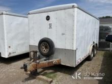 2009 Wells Cargo T/A Enclosed Cargo Trailer Rust Damage