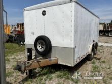 2008 Wells Cargo Enclosed T/A Enclosed Cargo Trailer One Tire Low On Air Pressure