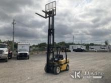 2007 Yale GDP060VX Solid Tired Forklift Runs & Operates