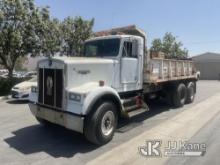 1986 Kenworth W900S T/A Dump Truck Runs & Moves