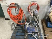 3 Paint Sprayers NOTE: This unit is being sold AS IS/WHERE IS via Timed Auction and is located in Sa