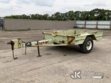 (South Beloit, IL) 1989 JFW Equipment Trailers UT1 S/A Pole/Material Trailer Rust Damage, CAN NOT BE