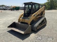 (Fort Wayne, IN) Caterpillar 287B Tracked Skid Steer Loader Runs, Moves & Operates) (Track Noise, Hr