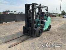 (Charlotte, MI) 2015 Mitsubishi FG40N1 Fork Lift Runs, Moves, Operates, See Condition Report Attache