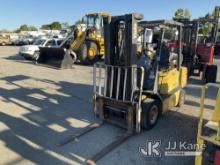 (Plymouth Meeting, PA) 2014 Yale GLP050TGNUAEO86LPG Solid Tired Forklift Runs & Operates, Body & Rus