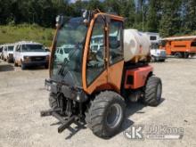 (Shrewsbury, MA) Holder C4.74 Articulating Wheel Tractor Runs & Moves) (Throttle Sticks, Sprayer Ope